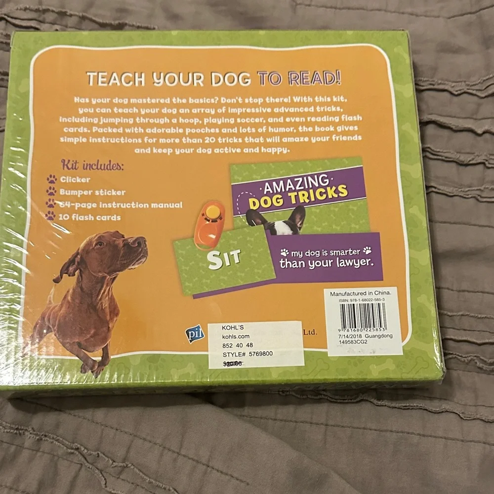 Amazing Dog Tricks Kit new- unopened